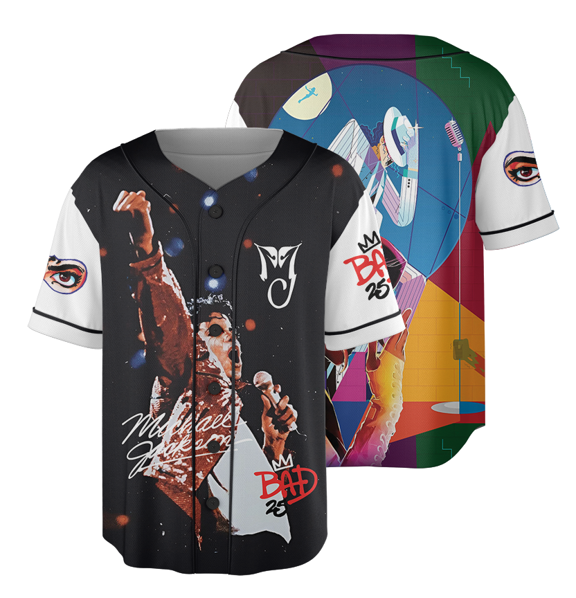 Michael Jackson Limited Design Baseball Jersey