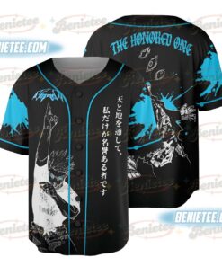 Tokyo Jujutsu High Anime Pure Cotton Oversized Baseball Jersey for Men and Women