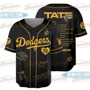 Dodgers x Tate McRae’s “Miss Possessive Tour” 2025 Jersey