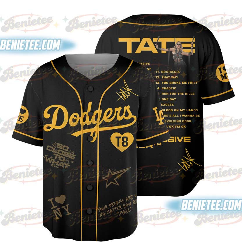 Dodgers x Tate McRae’s “Miss Possessive Tour” 2025 Jersey