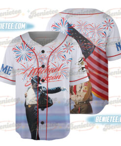 Custom Michael Jackson Independence Day Baseball Jersey Gift for Fans