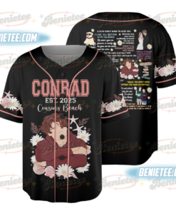 Team Conrad The Summer I Turned Pretty Movie Baseball Jersey, Conrad Fisher Jersey, Retro Conrad Fisher