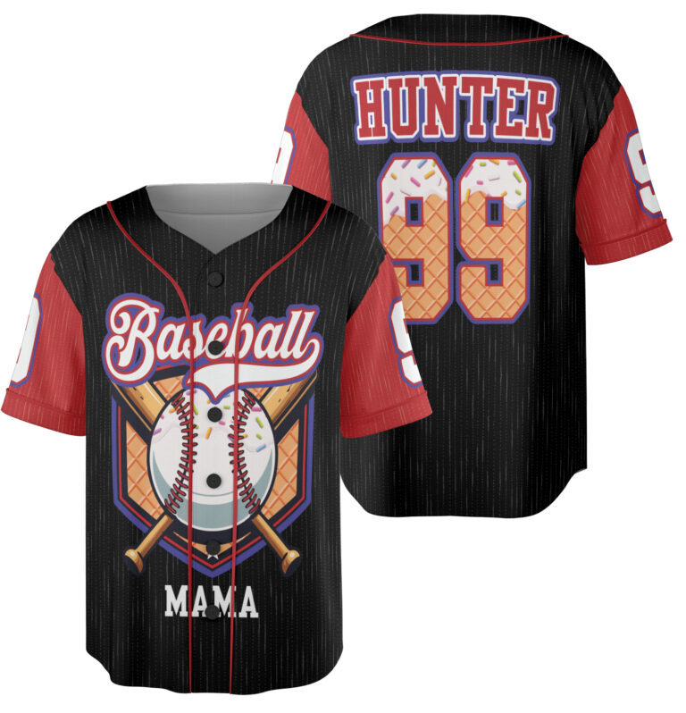 Alternative view of Baseball Mama For Mother's Day Baseball Tee Jersey Shirt Printed 3D