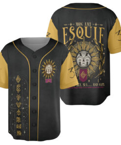 Esquie Clair Obscur Expedition 33 Baseball Jersey, Whee Whoo Funny Esquie Jersey, Gamer Gift Shirt