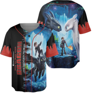 How to Train Your Dragon Toothless 3D Jersey, Movie Jersey, Cute Dragon Toothless