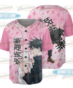 Jujutsu Kaisen Cosplay Men Women Spring Baseball Jersey