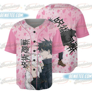 Jujutsu Kaisen Cosplay Men Women Spring Baseball Jersey