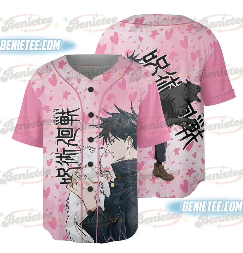 Jujutsu Kaisen Cosplay Men Women Spring Baseball Jersey