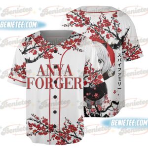 Anya Forger Cherry Blossom Spy X Family Dream Baseball Jersey
