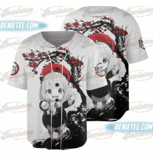 Anya Forger Cherry Blossom Spy X Family Dream Baseball Jersey, Anime Jersey