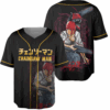 Chainsawman Unisex Jersey, Cool Anime Jersey, Black Full Size