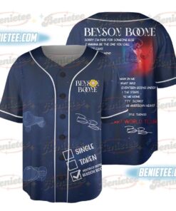 Benson Boone Merch Short Baseball Shirts Live 2025