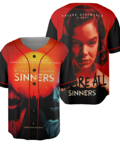 Funny Michael B. Jordan Sinners We Are All Sinners Only In Theaters 2025 Baseball Jersey
