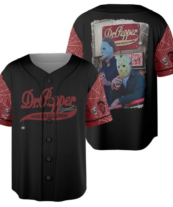 Halloween Horror Characters Jersey, 2025 Halloween, Horror Movie Halloween Sublimation, Scary Movie Shirt, Horror Jersey, Funny Halloween Baseball Jersey