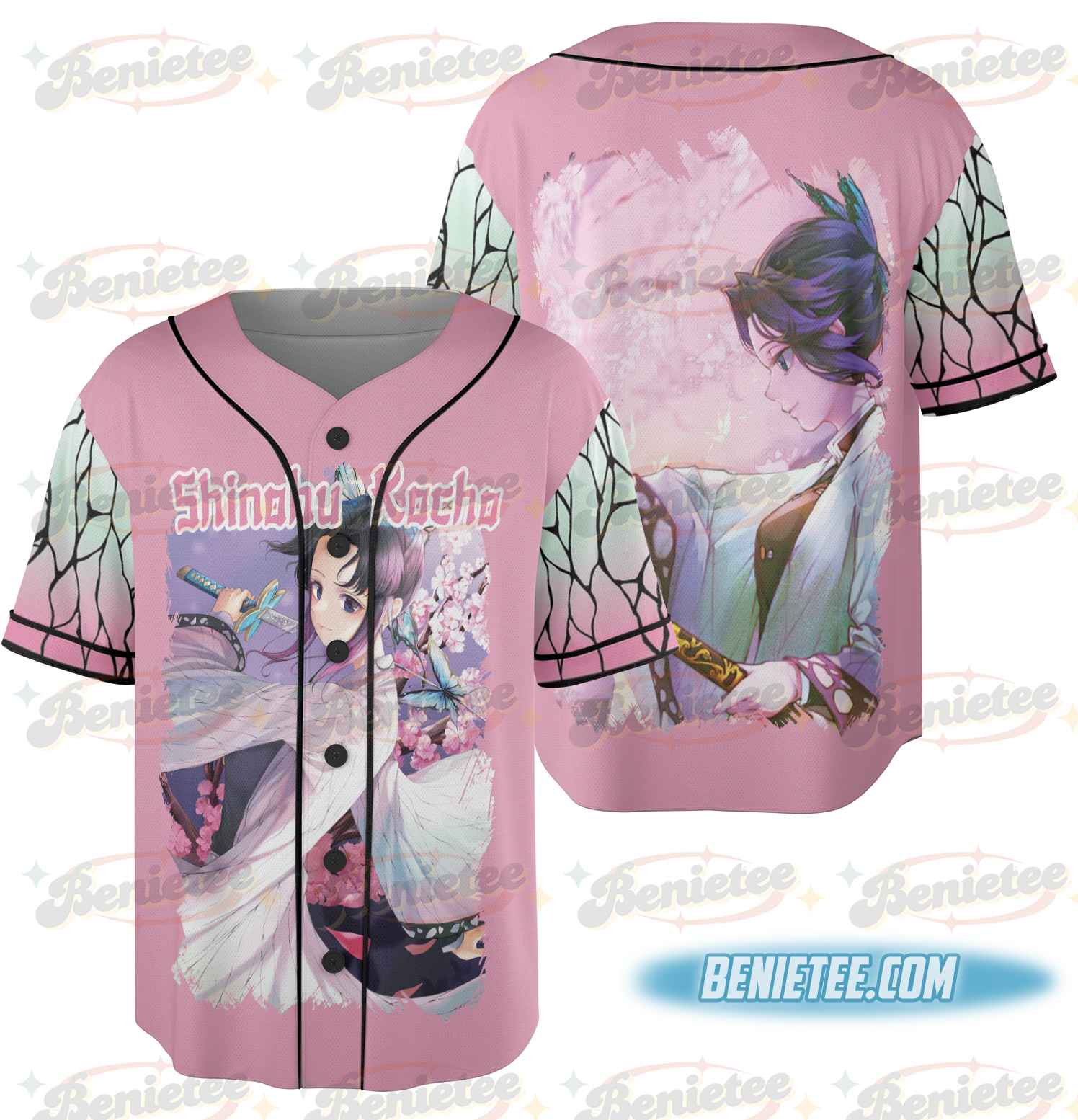 Demonslayer Shinobu Cherryblossom Battle Baseball Jersey