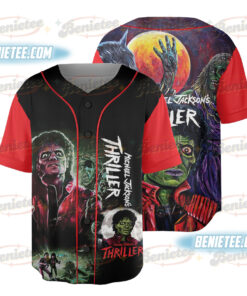 Michael Jackson Thriller Can Not Resist The Evil Baseball Jersey