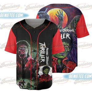 Michael Jackson Thriller Can Not Resist The Evil Baseball Jersey