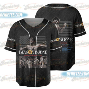 Benson Boone Vintage Shirt, Tour Album 2025 Concert Gift Unisex Baseball Jersey