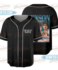 Benson Boone Vintage Jersey Merch Women Men Fashion Casual Short Sleeve Baseball Jersey