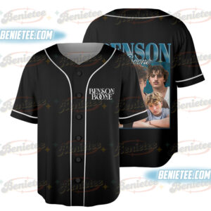 Benson Boone Vintage Jersey Merch Women Men Fashion Casual Short Sleeve Baseball Jersey