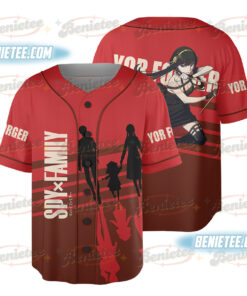 SPY×FAMILY Print T-Shirts Boys Girls Summer, Clothes Bond Forger 3D, Anime Baseball Jersey