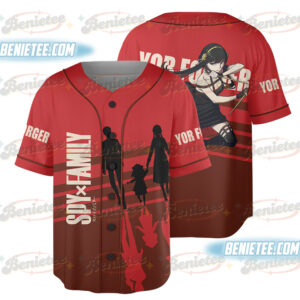 SPY×FAMILY Print T-Shirts Boys Girls Summer, Clothes Bond Forger 3D, Anime Baseball Jersey