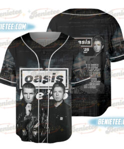 Oasis - World Tour 2025 3D Baseball Jersey