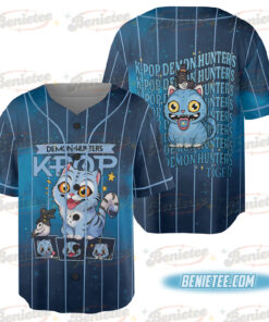 Kpop Demon Hunters Tiger Baseball Jersey