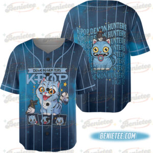 Kpop Demon Hunters Tiger Baseball Jersey
