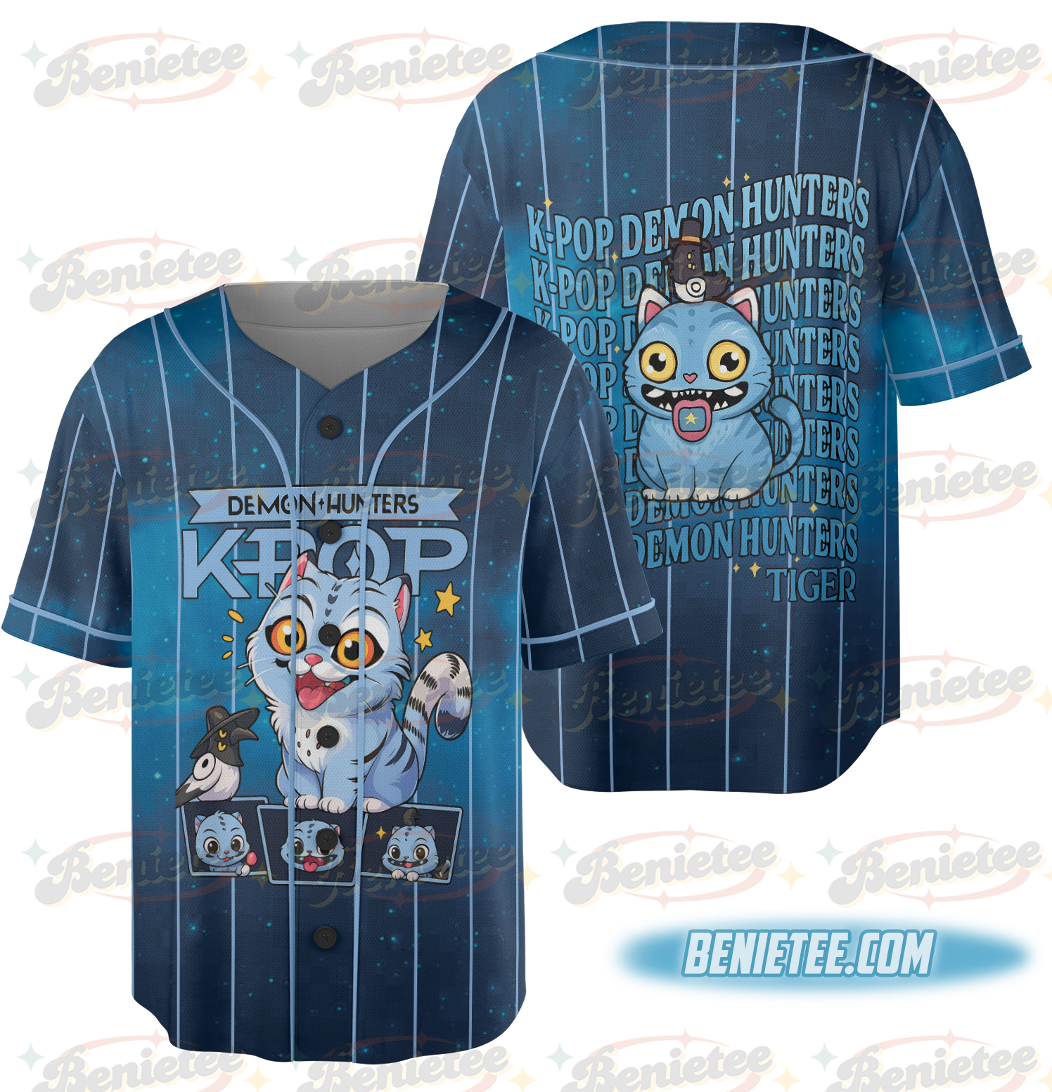 Kpop Demon Hunters Tiger Baseball Jersey