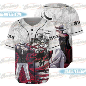 Muzan Kibutsuji Baseball Jersey, Demon Slayer