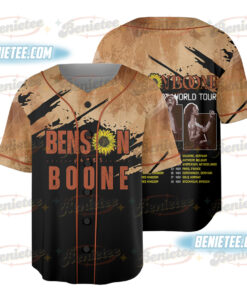 Vintage Benson Boone Baseball Jersey, Benson Boone Merch, Benson Boone Concert Shirt, America Heart Tour Jersey
