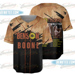 Vintage Benson Boone Baseball Jersey, Benson Boone Merch, Benson Boone Concert Shirt, America Heart Tour Jersey