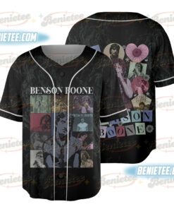 Benson Boone Vintage Jersey, Retro Pop Star Graphic Tee, Concert Tour Collage, Music Fan Gift, Benson Boone Top
