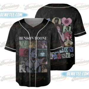 Benson Boone Vintage Jersey, Retro Pop Star Graphic Tee, Concert Tour Collage, Music Fan Gift, Benson Boone Top