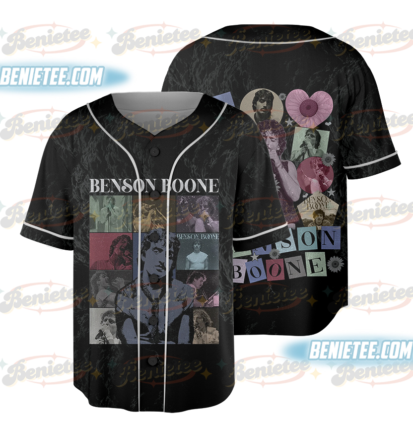 Benson Boone Vintage Jersey, Retro Pop Star Graphic Tee, Concert Tour Collage, Music Fan Gift, Benson Boone Top