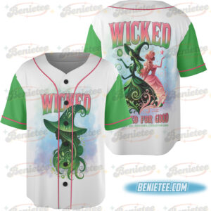 Two Sided The Wicked New Desing Jersey. Wicked Changed For Good Aesthetic Shirt, Wizard Movie Fan Gift, Wicked The Musical