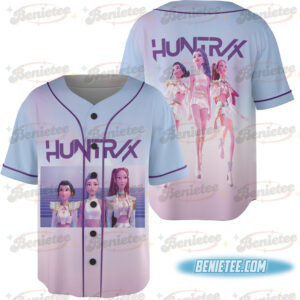 Huntrix Girl Kpop Demo Movie Vintage Shirt, Kpop Demon Hunters Baseball Jersey