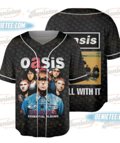 Oasis UK Rock Essential Album Baseball Jersey
