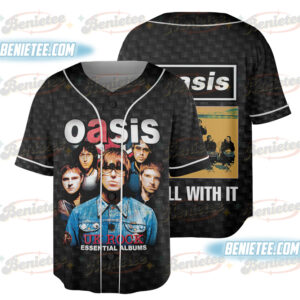 Oasis UK Rock Essential Album Baseball Jersey