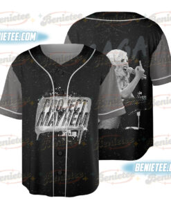 Mayhem Tour Baseball Jersey, Lady gaga Shirt, Pop Music Lover Jersey
