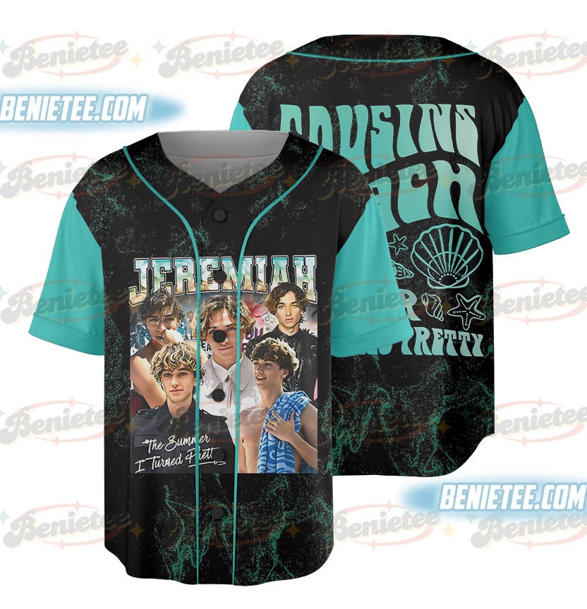 Team Jeremiah Tshirt The Summer I Turned Pretty Merch Fashion Short Sleeve Tops 90S Vintage Jersey