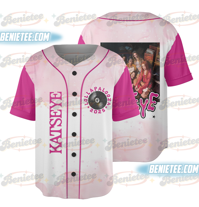 KATSEYE Lollapalooza 2025 Baseball Jersey