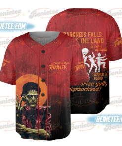 Michael Jackson Darkness Falls Across The Land Baseball Jersey