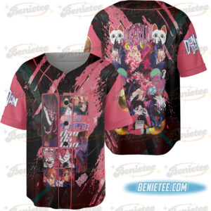 Okarun Dandadan Streetwear Jersey, Anime Baseball Jersey