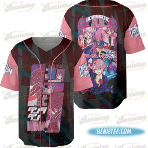 Shiratori Aira Dandadan Streetwear Jersey, Anime Baseball Jersey