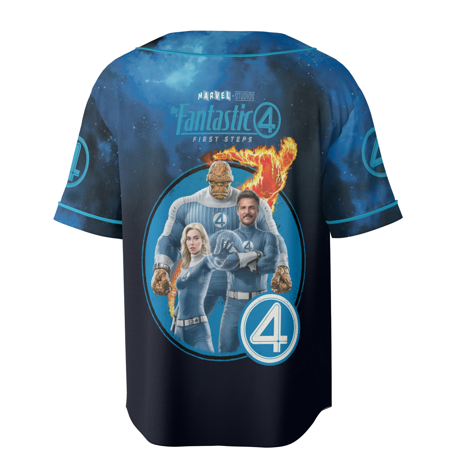 The Fantastic Four First Steps Unisex Baseball Jersey, Movie Jersey - Image 4