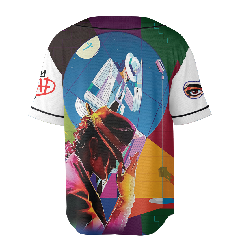 Michael Jackson Limited Design Baseball Jersey - Image 3