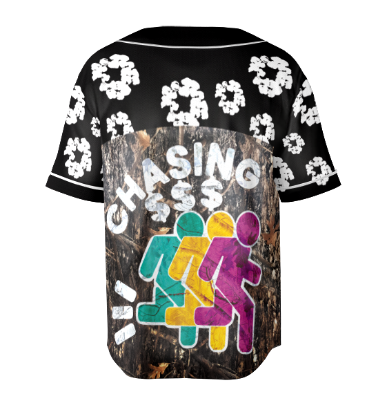 Who Cares Get Some Money Baseball Jersey, Funny Brand Jersey - Image 5