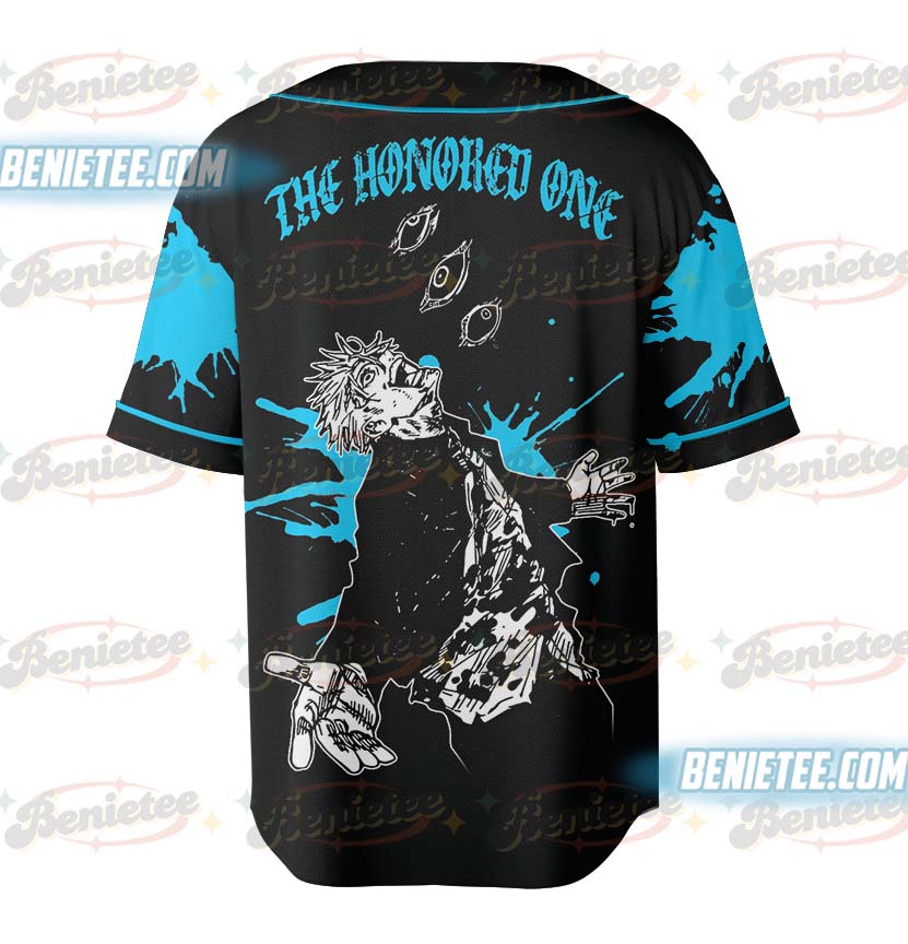 Tokyo Jujutsu High Anime Pure Cotton Oversized Baseball Jersey for Men and Women - Image 3